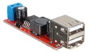 Conversor DC/DC Reductor USB 2pos  5V 3A 