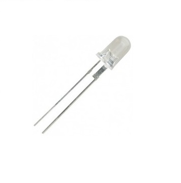 LED 5mm Blanco Difuso