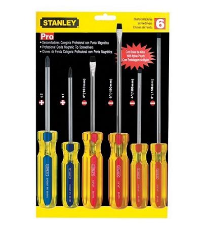 Set destornilladores STANLEY 69-170