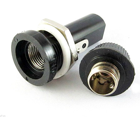 Portafusible plástico para chasis 6x30mm largo