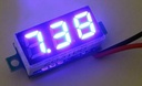 Mini voltímetro digital DC Azul. 3.2VDC-30VDC