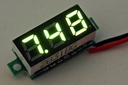 Mini voltímetro digital DC Verde. 2.6VDC-30VDC