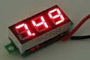 Mini voltímetro digital DC Rojo. 2.5VDC-30VDC