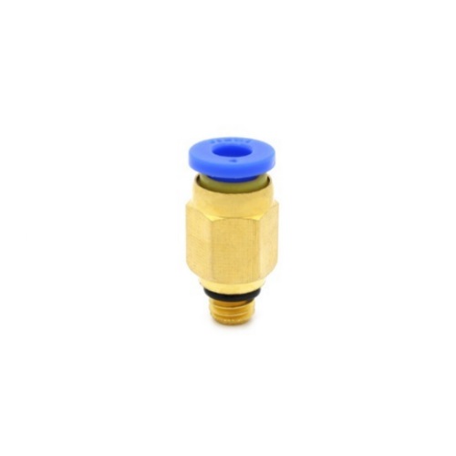 Racor recto PC4  M6 rem, PTFE filam 1.75mm