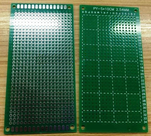 Circuito Impreso Universal 10cm x 5cm Fibra de Vidrio