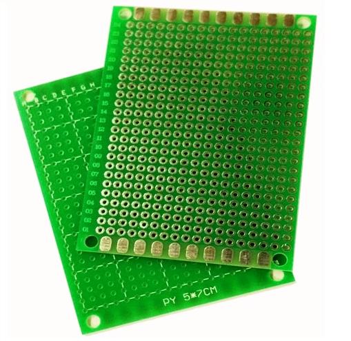 Circuito Impreso Universal 5cm x 7cm Fibra de Vidrio