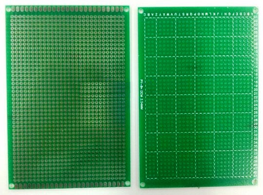 Circuito Impreso Universal 8cm x 12cm Fibra de Vidrio