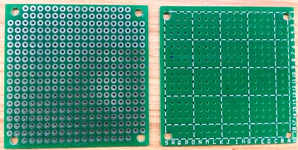Circuito Impreso Universal 5cm x 5cm Fibra de Vidrio