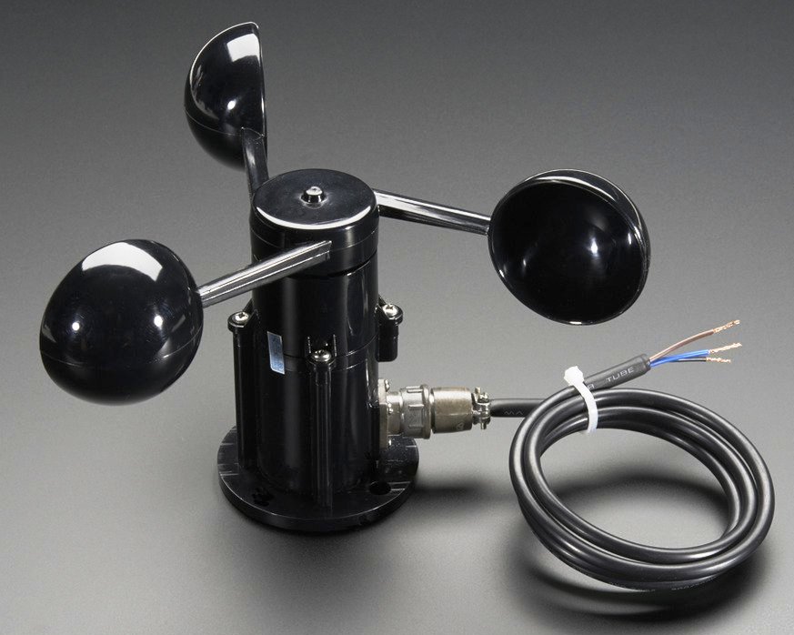 Anemómetro con salida analógica de voltaje