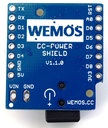 Shield Power DC V1.1.0 para WeMos D1 Mini