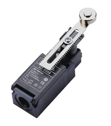 Final de carrera, brazo ajustable, 240VAC/3A