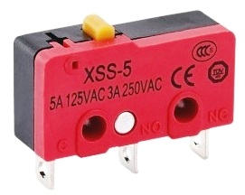 Pulsador 3 pines - 5A