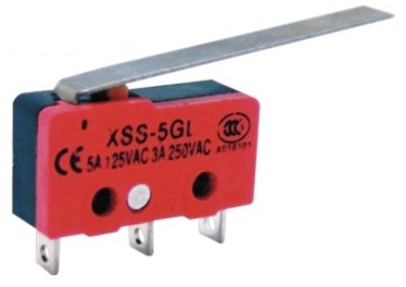 Final de carrera 3 pines pala larga - 5A