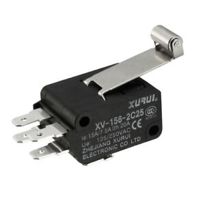 Final de carrera pala ancha con rodillo - 15A