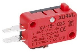 Pulsador 3 pines - 15A