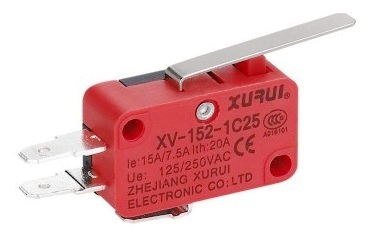 Final de carrera 3 pines con pala - 15A