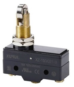 Pulsador 3 pines rodillo transversal - 15A