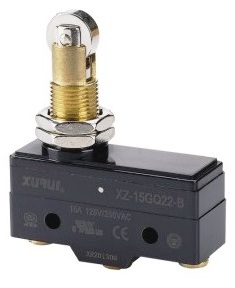 Pulsador 3 pines con rodillo - 15A