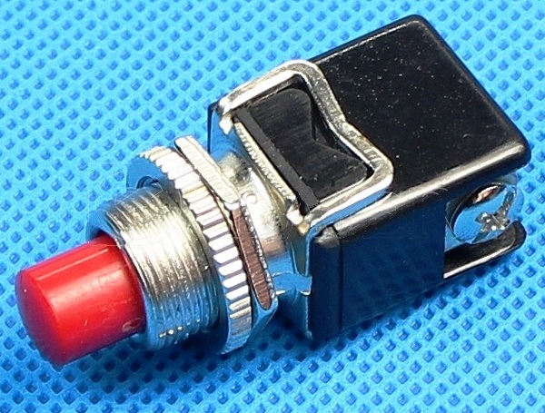 Pulsador 2 contactos con tornillo - 4A