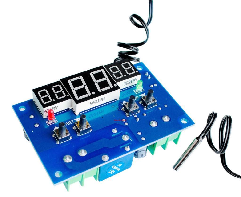 Termostato Digital 12VDC, Sensor NTC, ON-OFF