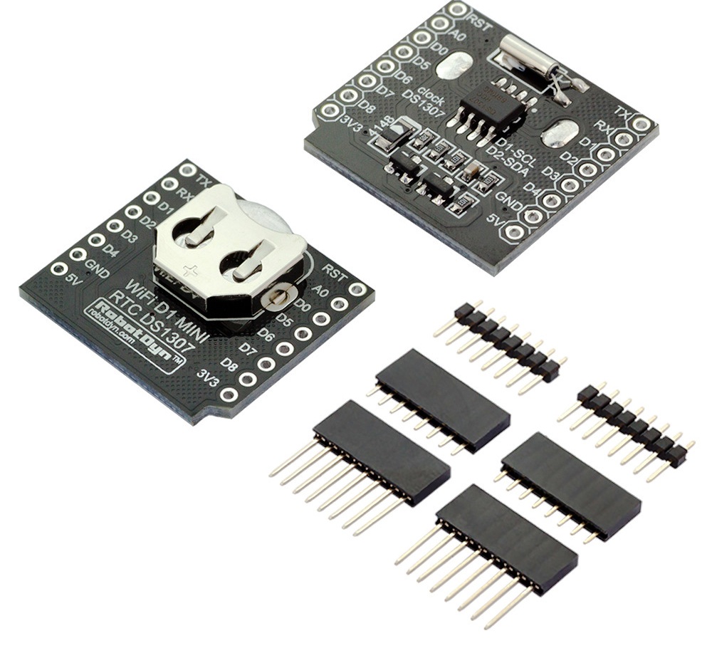 Shield DS1307 RTC para WeMos D1 Mini
