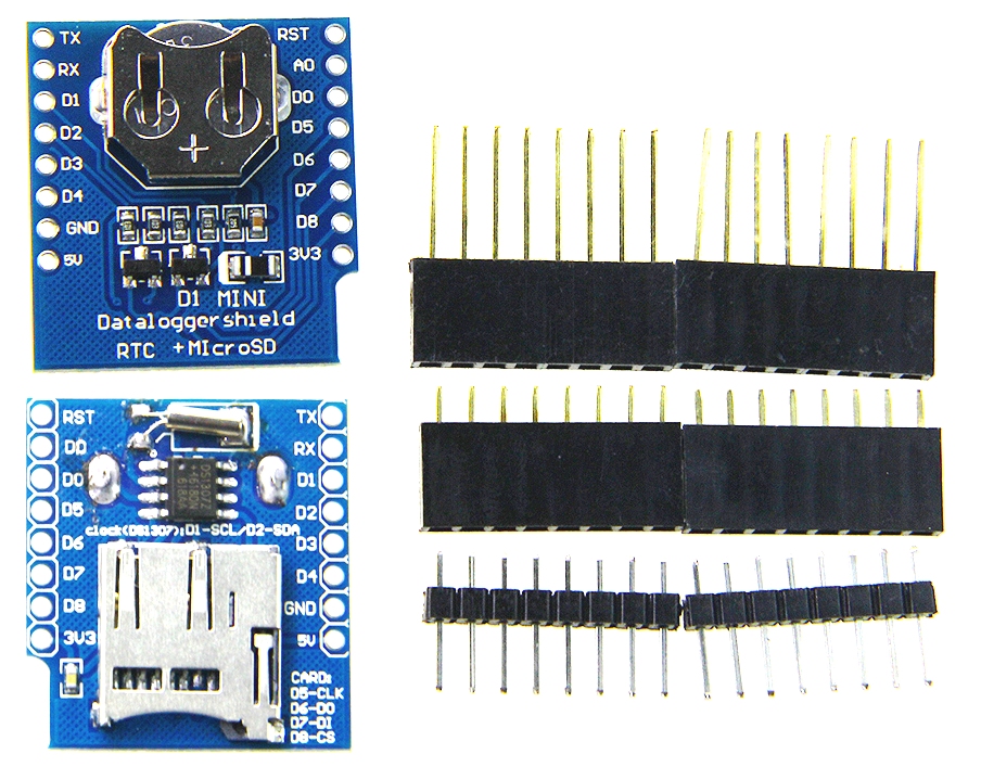 [WEMOS-SH-DATALOG] Shield Datalogger para WeMos D1 Mini