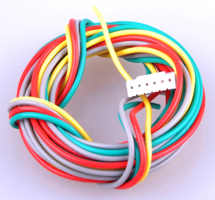 Cable para Motor Paso a Paso, 1m 4 hilos conector PH2.0mm 6 pines