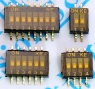 DIP Switch SMD de 4 posiciones 1.27mm