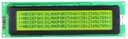 Display LCD 40x4 amarillo-verde