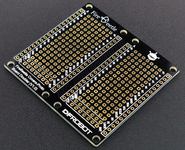 Tarjeta de prototipado doble para FireBeetle