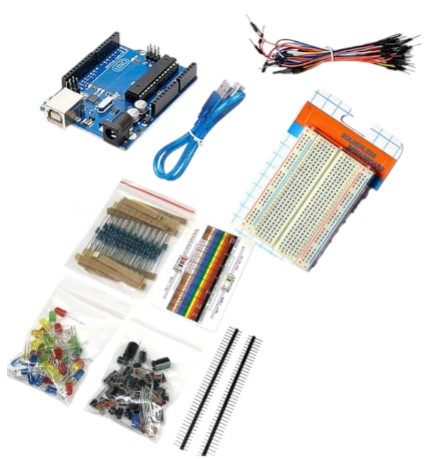 Kit de electrónica para Arduino™ N°9 con tarjeta UNO compatible