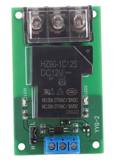 Tarjeta con 1 relevo optoacoplado 12V 30A