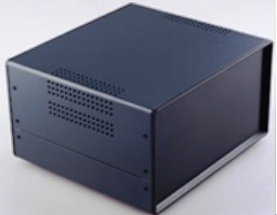 Caja metálica, panel plástico 220x120x195mm