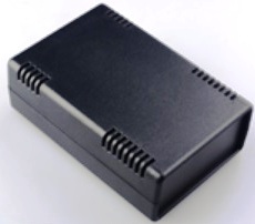 Caja plástica, instrumentación, 164x100x51mm