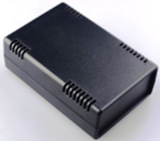 Caja plástica, instrumentación, 135x90x45mm