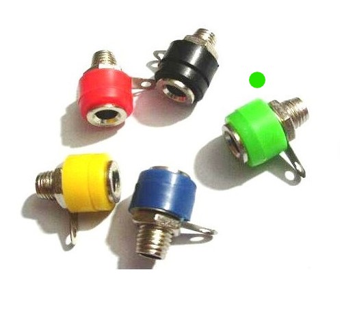 Jack banana 4mm Verde, 600V, 5A