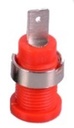Jack banana 4mm rojo, 1200V, 10A