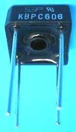 Puente Rectificador Horizontal 600V 6A