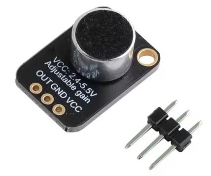 Micrófono electret amplificado ajustable