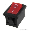 Suiche balancin mini 2 pines 2 posiciones - 3A 250V rojo
