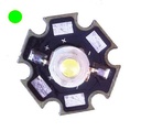 LED de potencia 1W verde con base