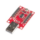Unidad XBee Explorer USB dongle para Módulos XBee