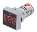 Voltímetro con indicador LED digital