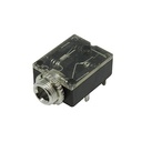 Jack audio 3.5mm estereo para chasis