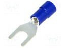 Terminal tipo U aislada 5.2mm  - AWG 14-16