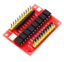 Tarjeta optoacoplada de ocho canales 12V