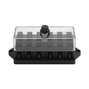 Caja para 6 fusibles vehiculares medianos