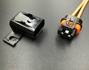Portafusible impermeable con carcasa para fijacion para fusible mediano y mini fusible