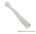 Amarre plástico 4.8 x 250mm (Blanco) x 100 