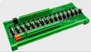 Driver de salida para PLC con mosfet IRF9540 optoacoplado de 16 canales